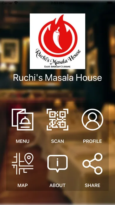 Capturas de tela do Ruchi's Masala House