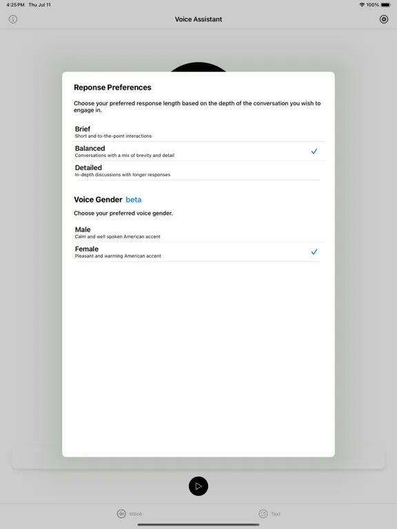 Talk to AI: Voice Assistant iPad  Ekran Görüntüleri