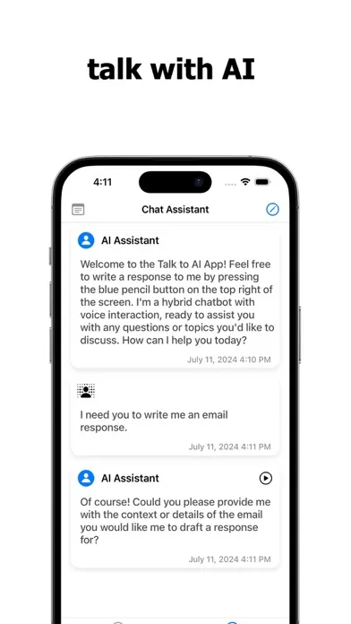 Talk to AI: Voice Assistant Ekran Görüntüleri