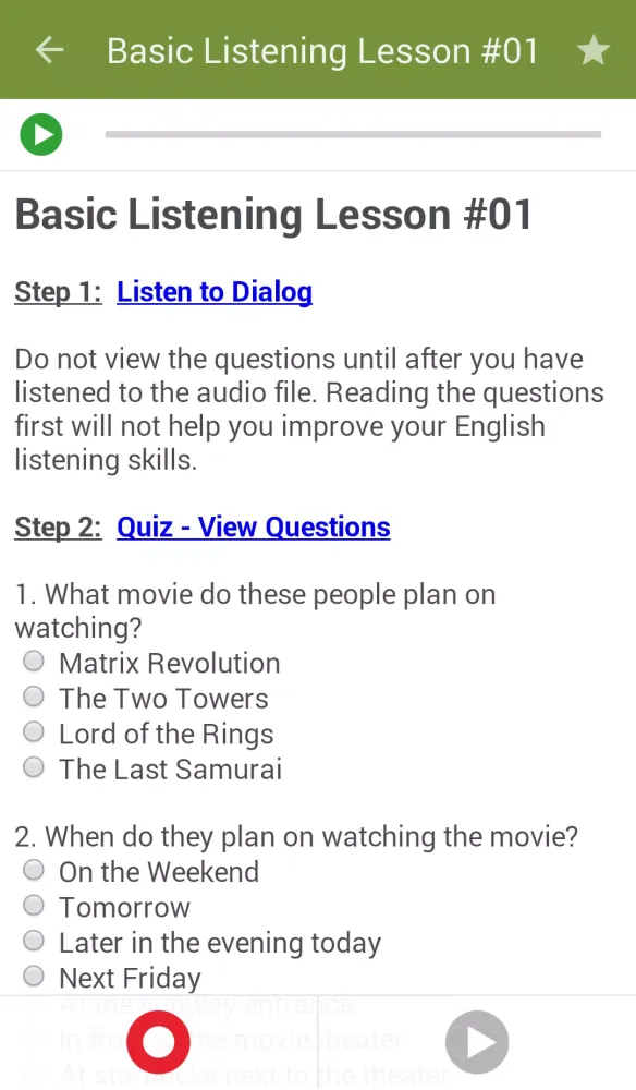 Learn to Speak English Screenshots