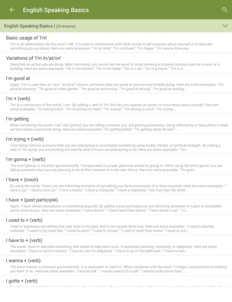 Learn to Speak English Screenshots