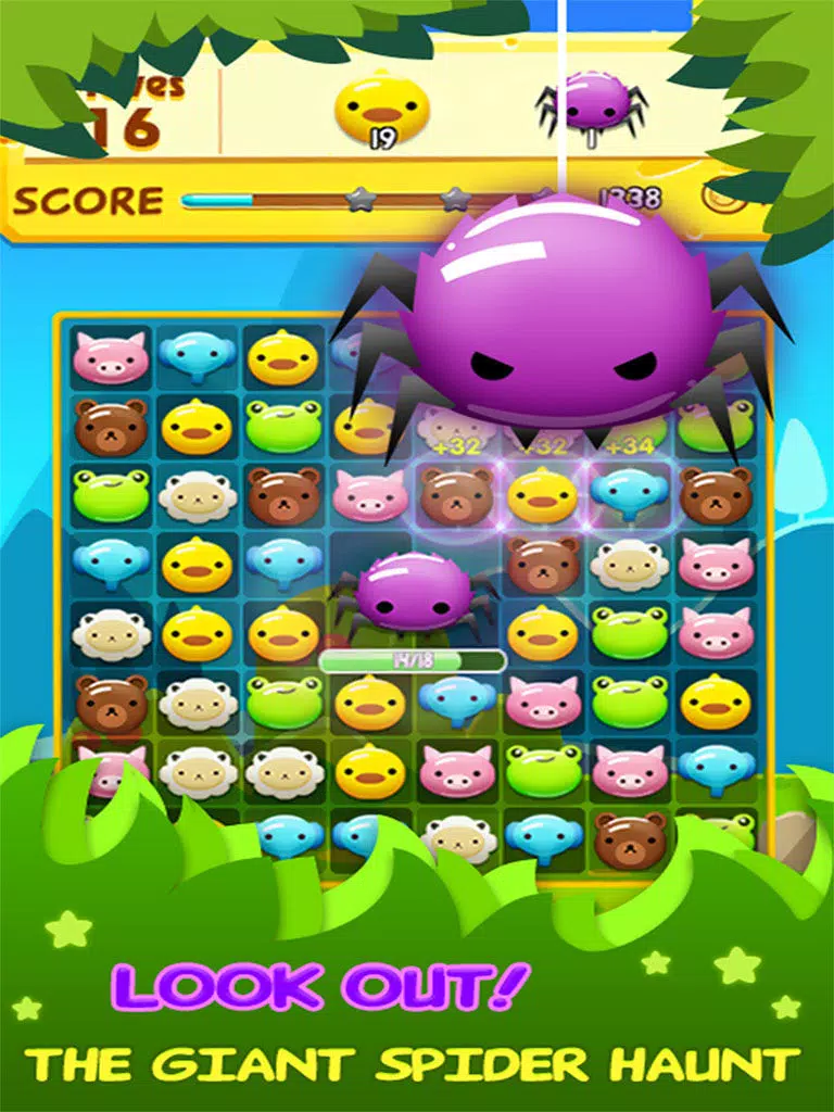Tangkapan skrin Pet Match - Funny Paradise iPad 