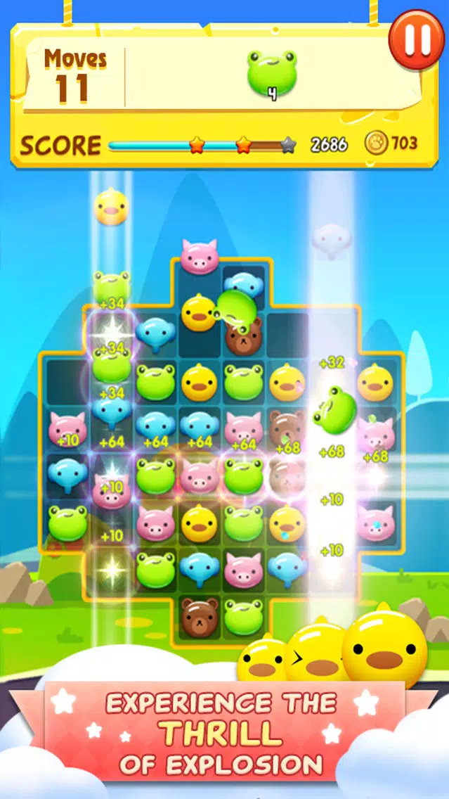 Tangkapan skrin Pet Match - Funny Paradise