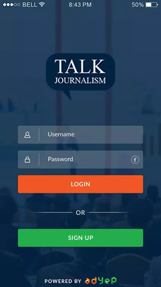 Screenshot di Talk Journalism