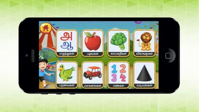 Ảnh chụp màn hình của Tamil learn game story maths
