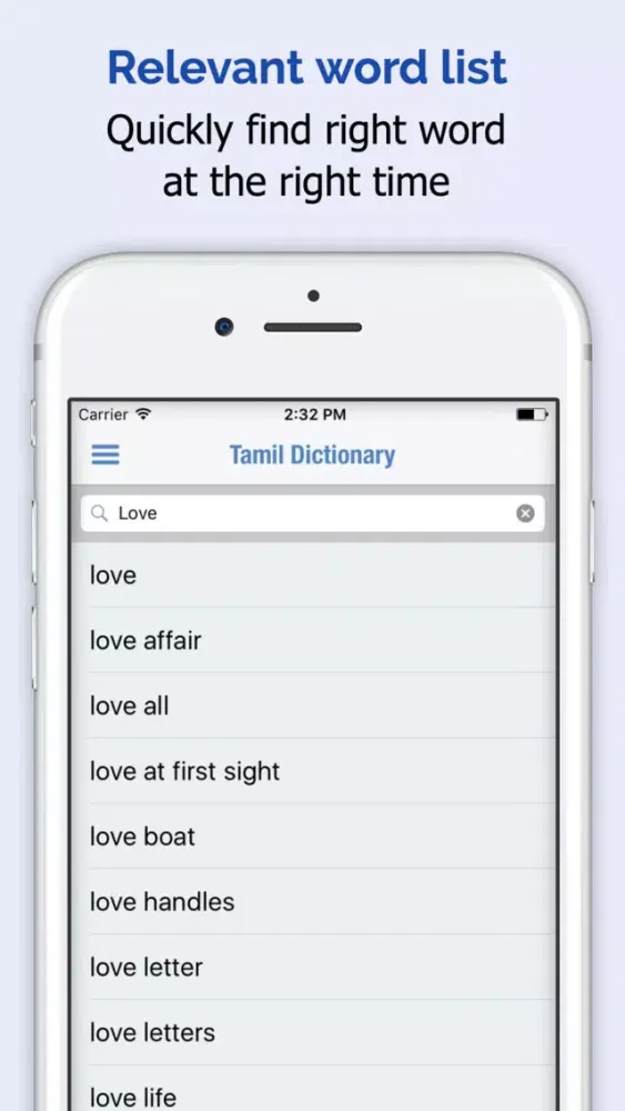 Tamil Dictionary Elite应用截图