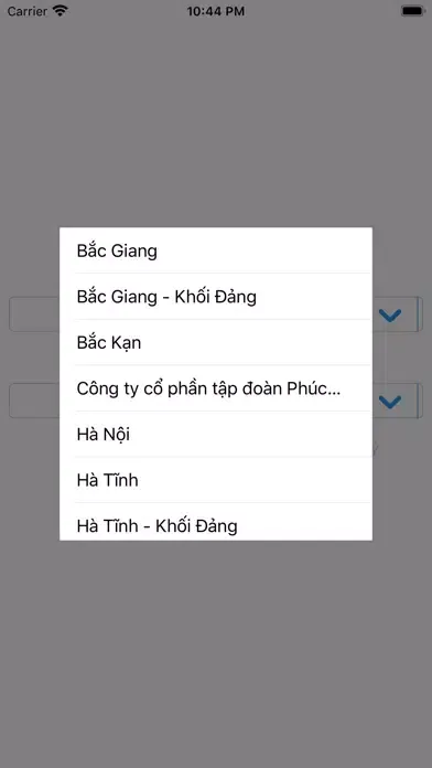 Captures d'écran de TDCDDH - VB chỉ đạo điều hành