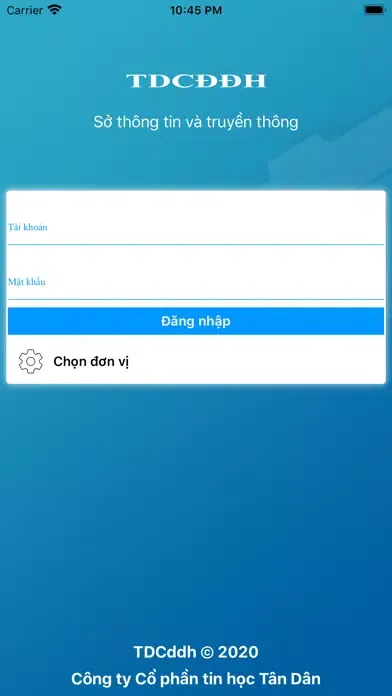 Captures d'écran de TDCDDH - VB chỉ đạo điều hành
