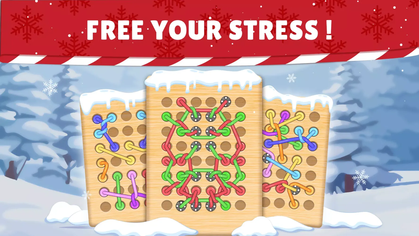 Woody Untangle Rope 3D Puzzle Screenshots