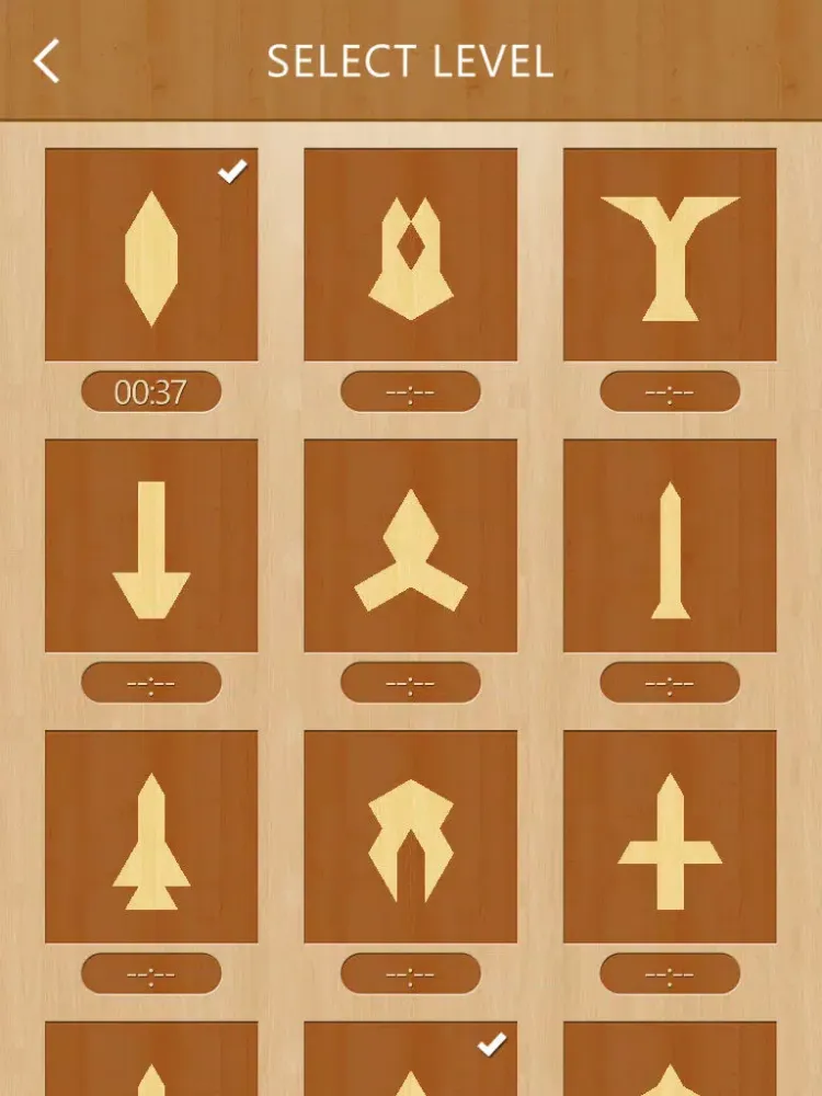 Tangkapan skrin Tangram Master Puzzles iPad 