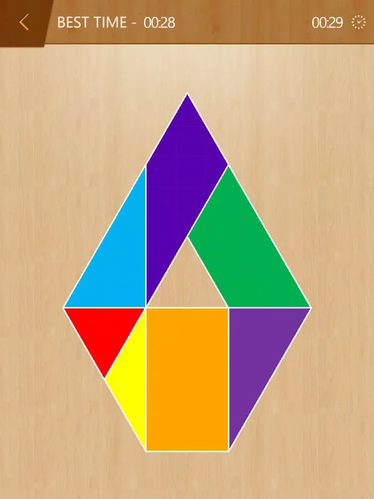 Tangkapan skrin Tangram Master Puzzles iPad 