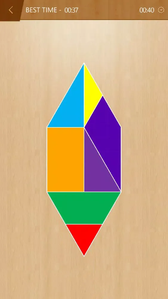Tangkapan skrin Tangram Master Puzzles