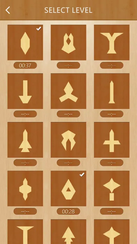 Tangkapan skrin Tangram Master Puzzles