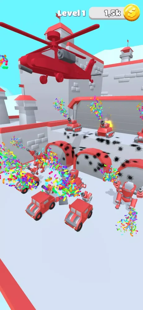 Captures d'écran de Merge Tanks: Army Clash