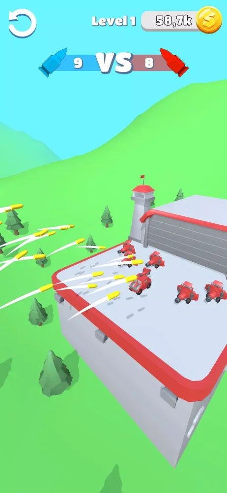 Captures d'écran de Merge Tanks: Army Clash