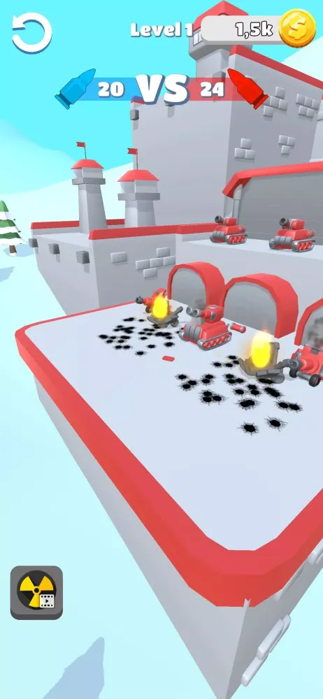 Captures d'écran de Merge Tanks: Army Clash