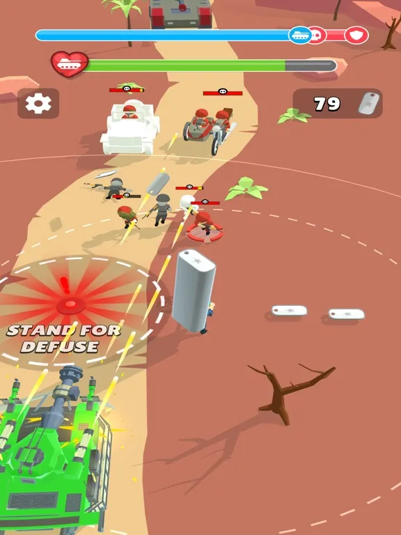 Tank Commander 3D: Army Rush! iPad  스크린샷