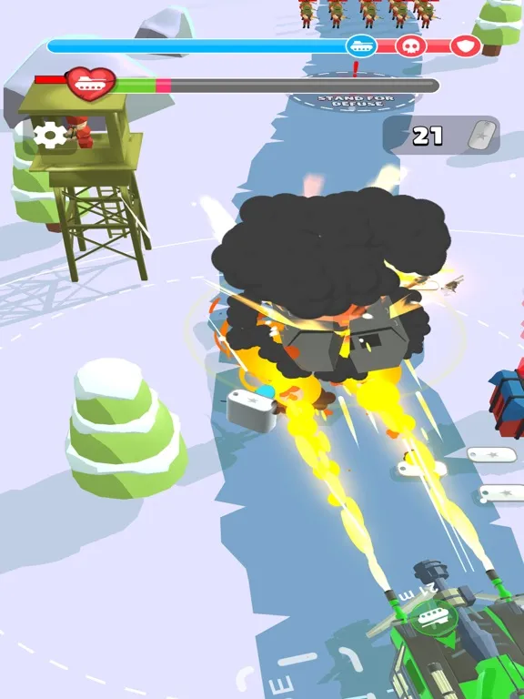 Tank Commander 3D: Army Rush! iPad  스크린샷