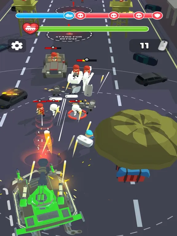 Tank Commander 3D: Army Rush! iPad  스크린샷