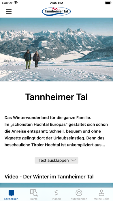Urlaub im Tannheimer Tal スクリーンショット