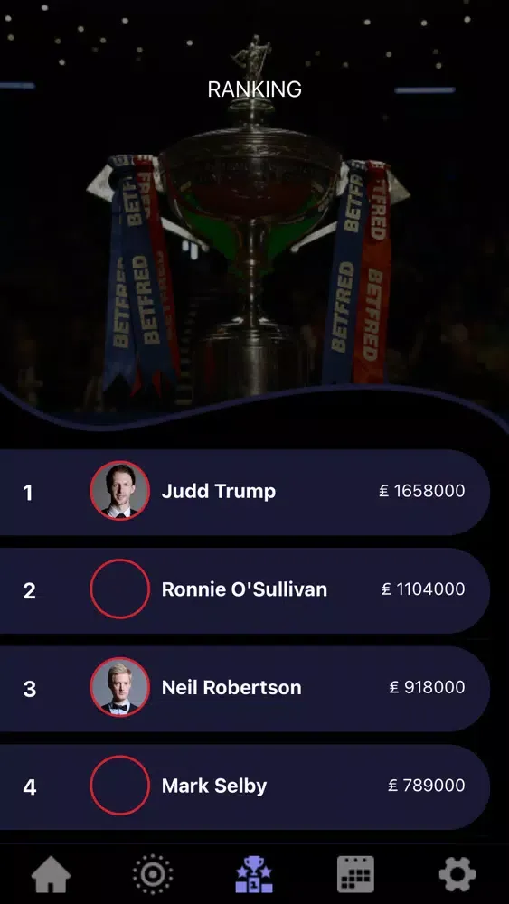 Snooker Live Score Billiards Screenshots