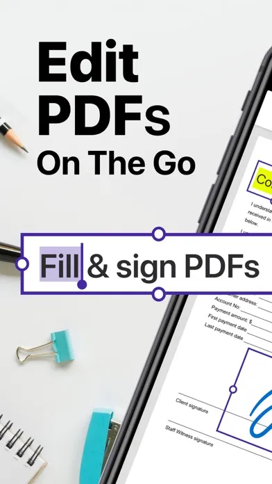 TapPDF - PDF Editor & Sign应用截图