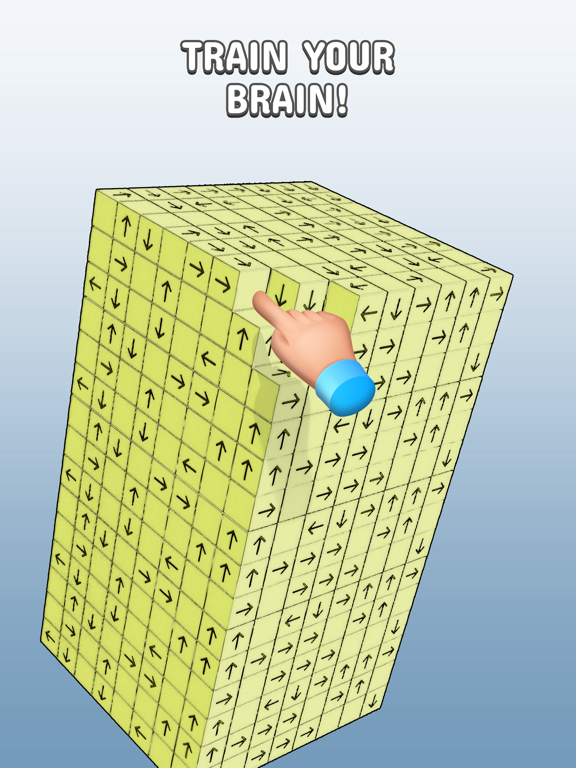 Tangkapan skrin Tap to Unblock 3d Cube Away iPad 