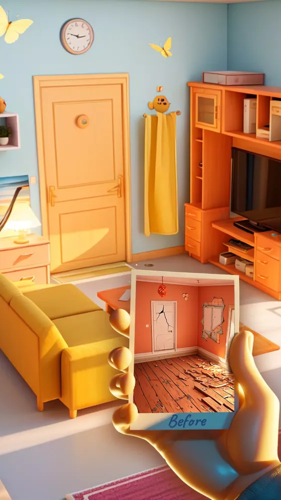 Capturas de tela do Wood Unblock - Room Furnishing