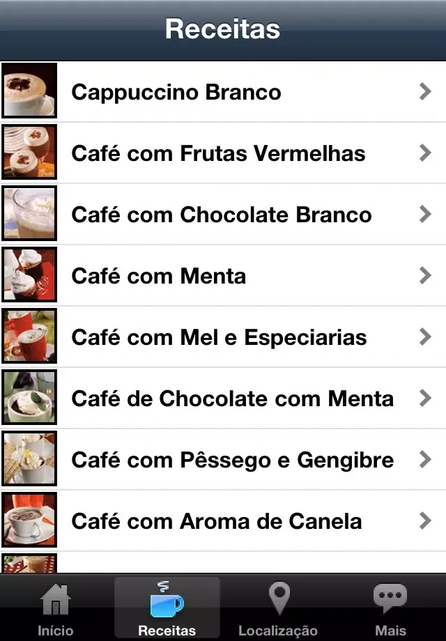 Receitas de Café do Pina Screenshots