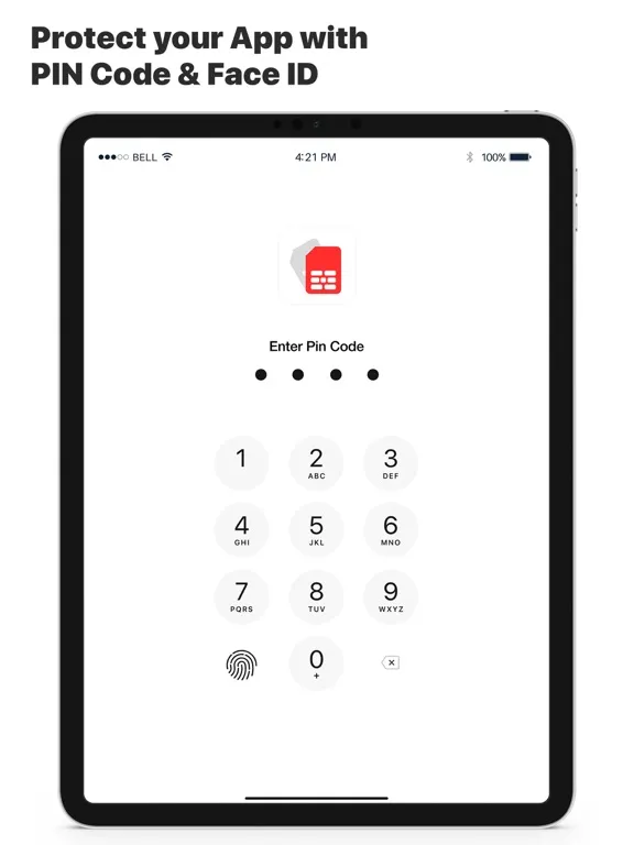 Tangkapan skrin TapCall - Second Phone Number iPad 