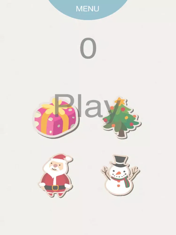 ภาพหน้าจอของ A Christmas Matching Game for Children: Simple Simon Says Pay Attention iPad 