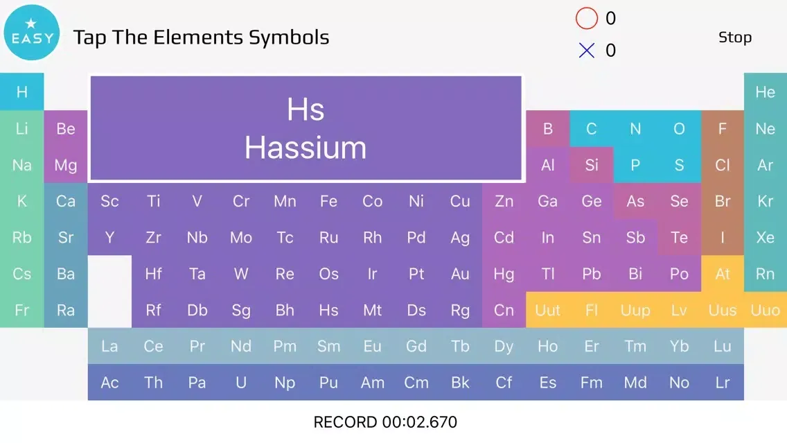 Ảnh chụp màn hình của Tap The Elements Symbols ! - Let playing memorize . Element symbol !!