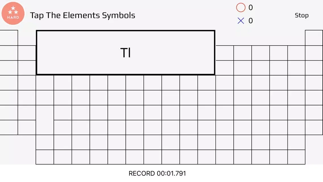 Ảnh chụp màn hình của Tap The Elements Symbols ! - Let playing memorize . Element symbol !!