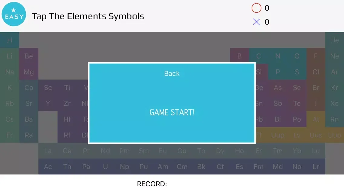 Ảnh chụp màn hình của Tap The Elements Symbols ! - Let playing memorize . Element symbol !!