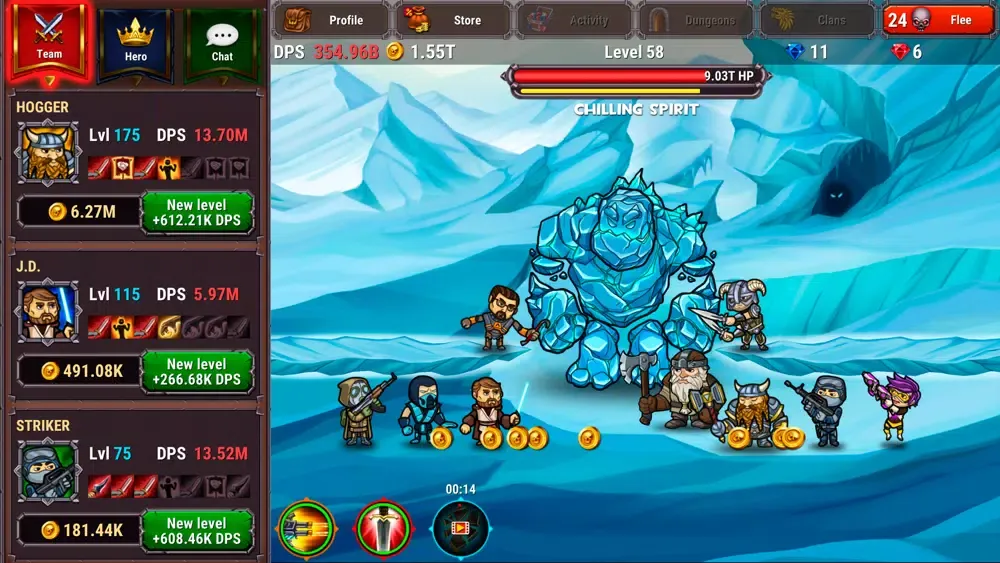 Taptic Heroes: Monsters Attack स्क्रीनशॉट