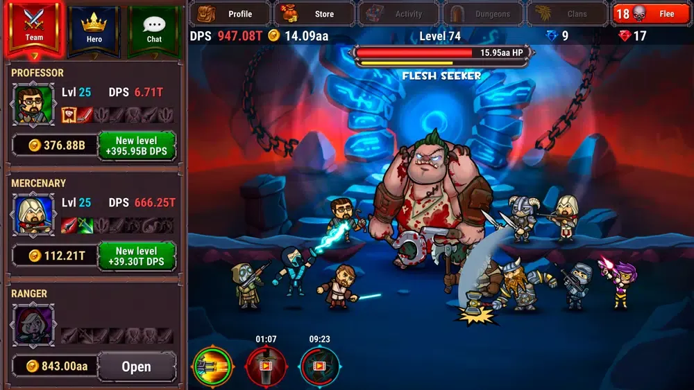 Taptic Heroes: Monsters Attack स्क्रीनशॉट