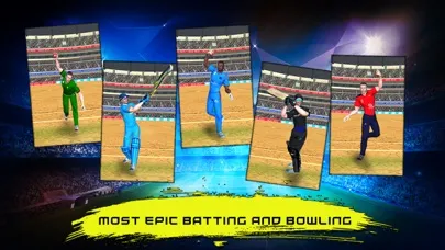 Tangkapan layar Real World Cricket League 19
