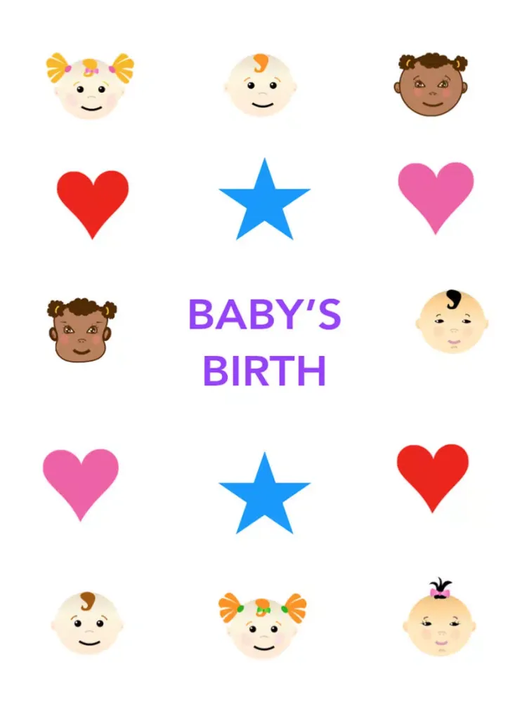 Baby's Birth Sticker Pack iPad  Screenshots