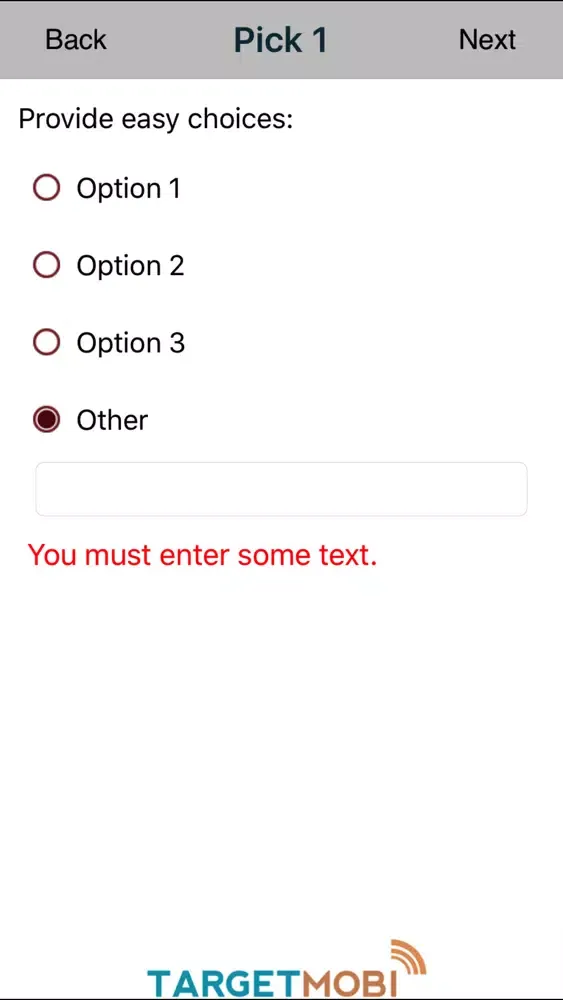 TargetMobiSurvey Ekran Görüntüleri