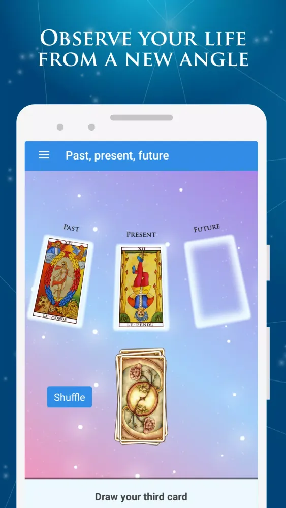 Captures d'écran de Tarot of Love, Money & Career