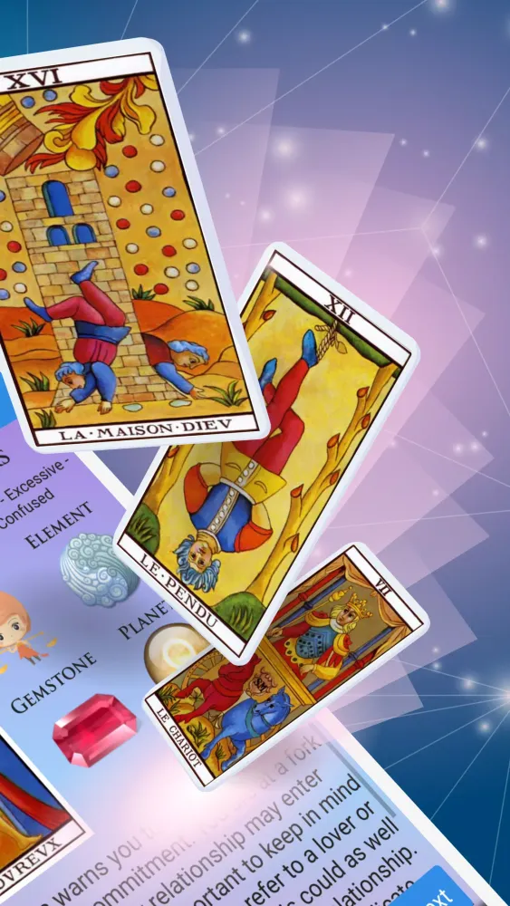 Captures d'écran de Tarot of Love, Money & Career