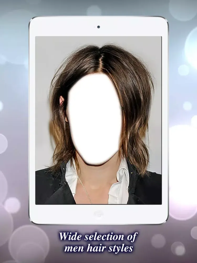 Man Hair Styler Changer Photo Montage iPad  Screenshots