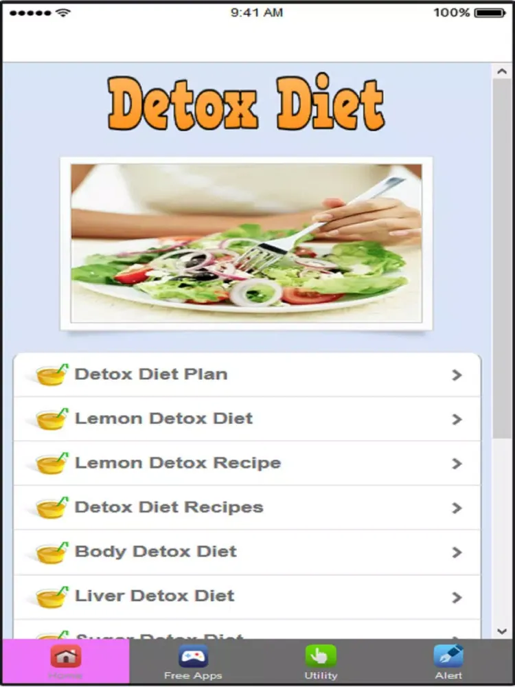Detox Diet Plan & Detox Diet Recipes iPad  スクリーンショット