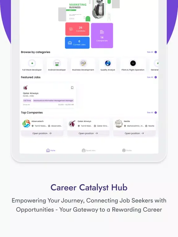 Скриншоты JobStar Seeker iPad 