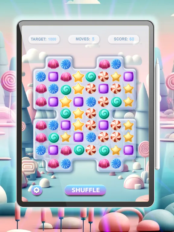Tasty Lollypop — Match Candies iPad  Screenshots