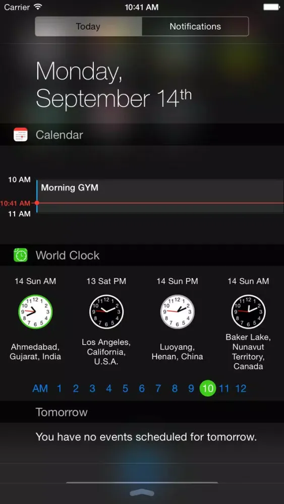 World Clock - Easy Time Zone Converter Widget应用截图