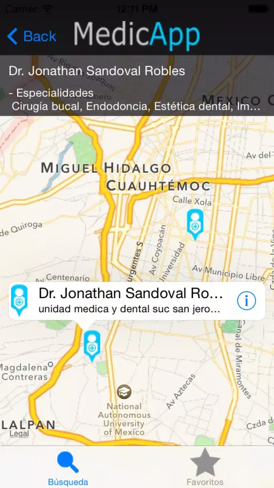Скриншоты MedicApp