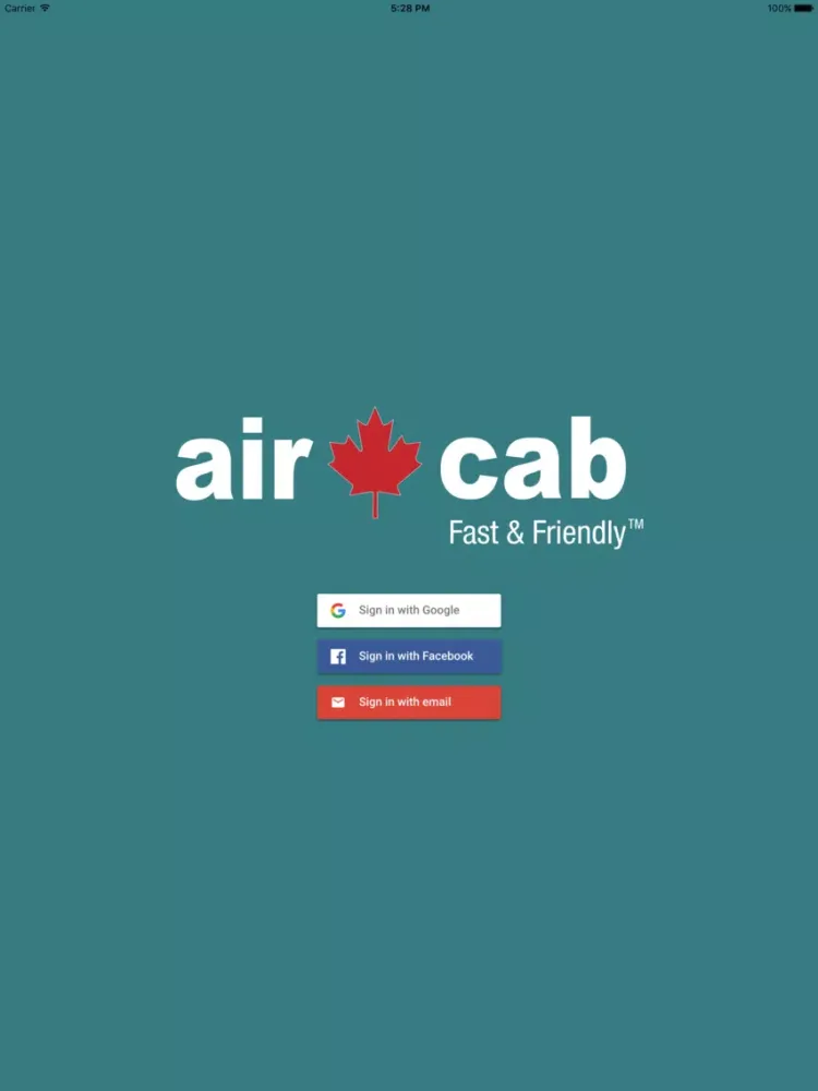 Aircab iPad 應用截圖