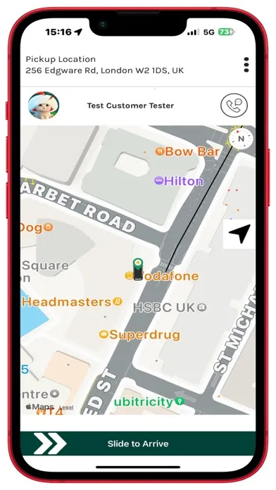 Capturas de pantalla de Taxiapp UK: Driver