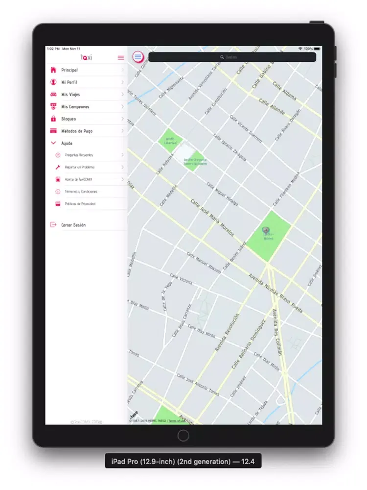 TaxiCDMX iPad  স্ক্রিনশট
